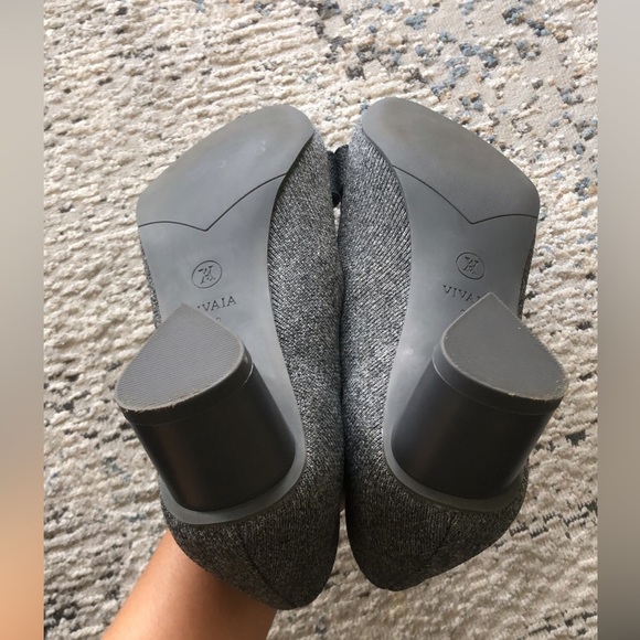 Vivaia Titli Sustainable Pointed Toe Low Heel Retro Bow Accent Size 38.5 - Picture 9 of 11